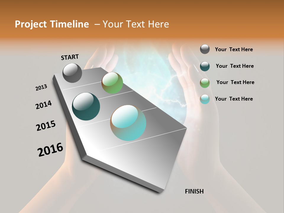 Background Hold Give PowerPoint Template