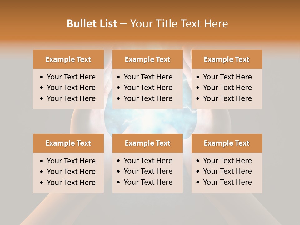 Background Hold Give PowerPoint Template