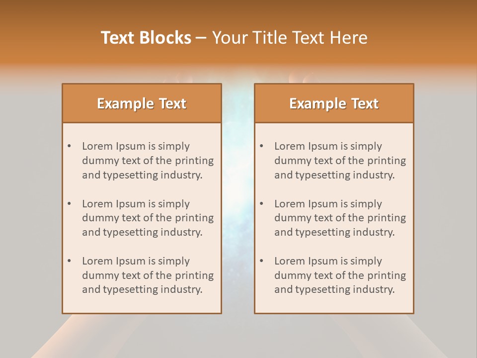 Background Hold Give PowerPoint Template