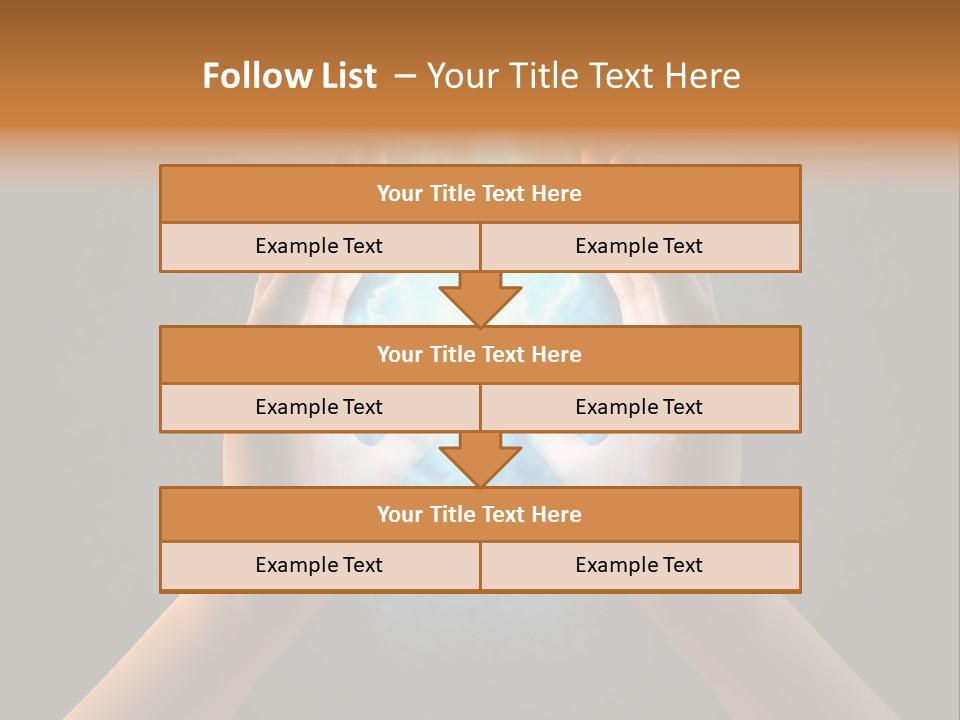 Background Hold Give PowerPoint Template