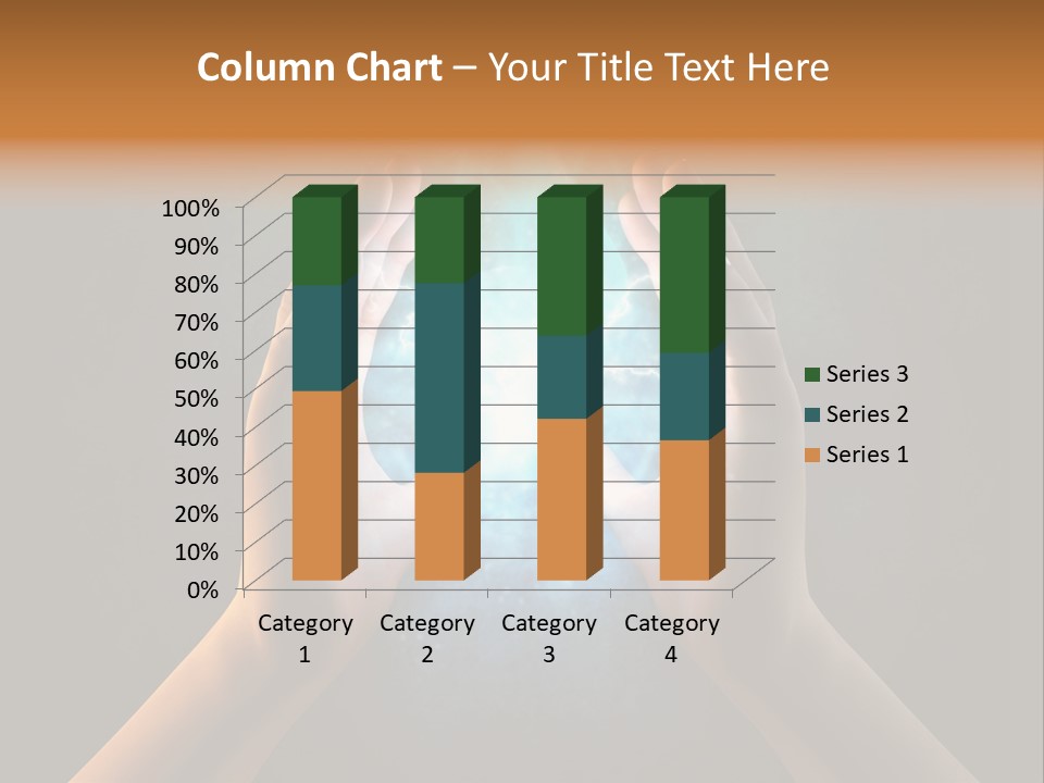 Background Hold Give PowerPoint Template