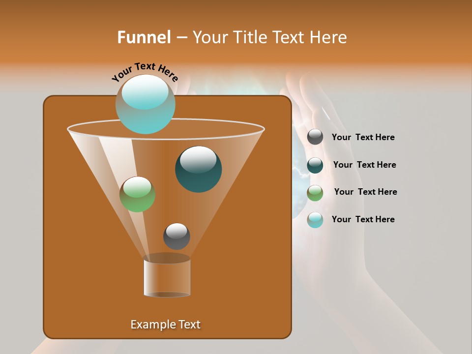 Background Hold Give PowerPoint Template
