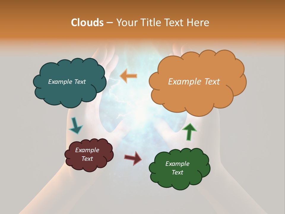 Background Hold Give PowerPoint Template