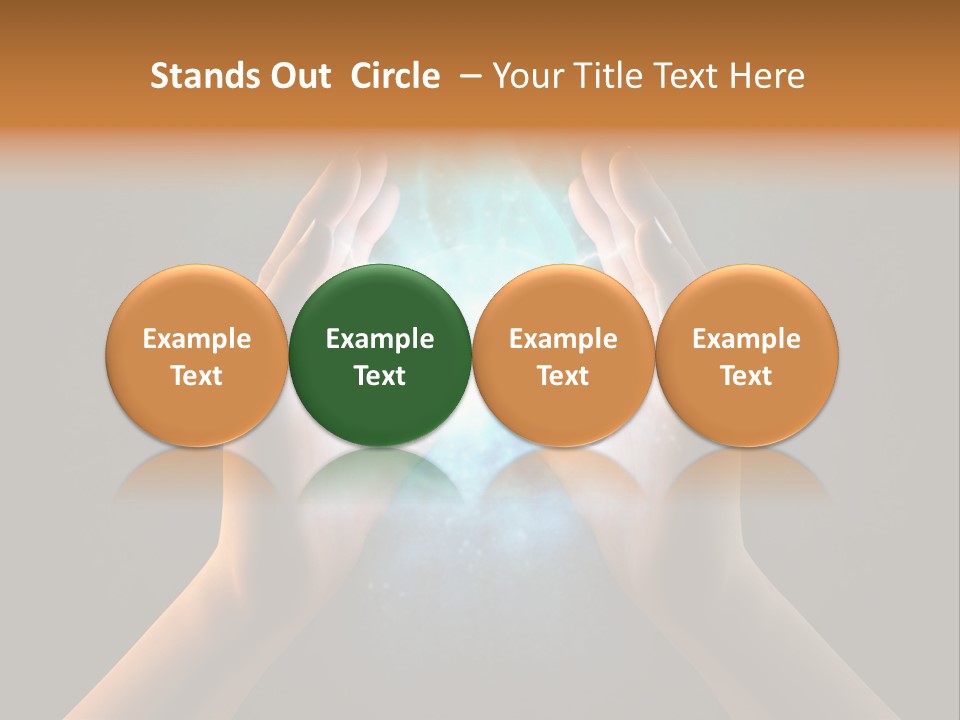 Background Hold Give PowerPoint Template