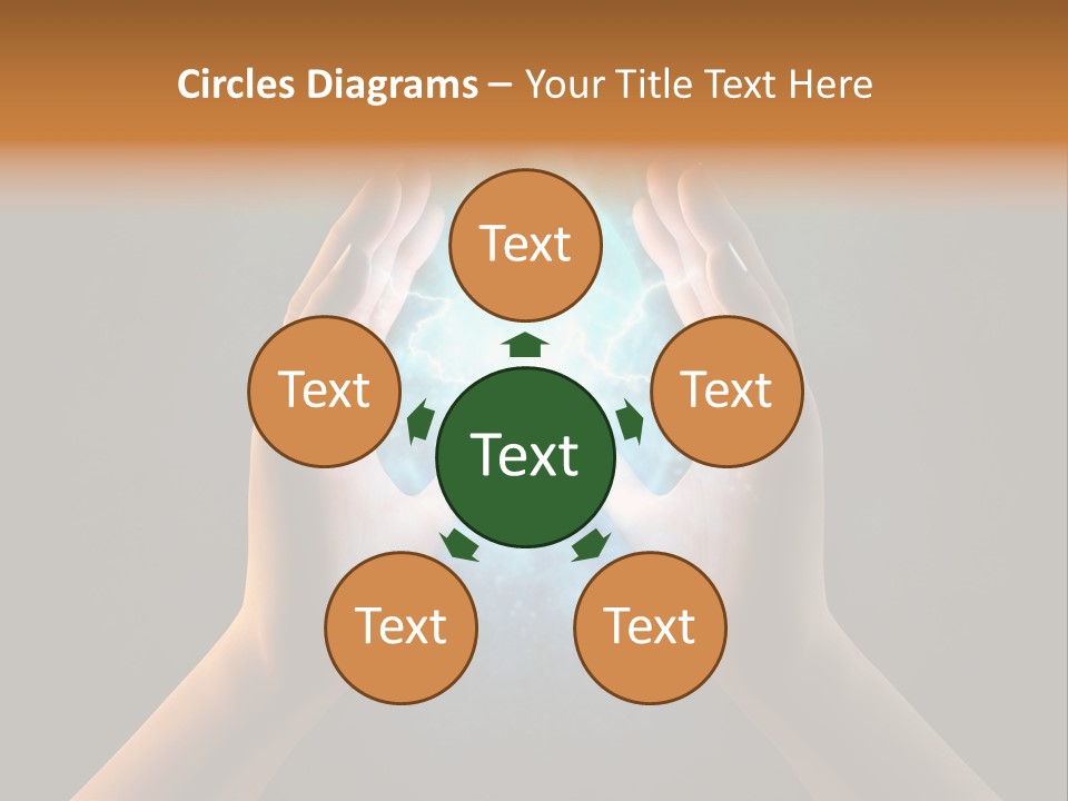 Background Hold Give PowerPoint Template