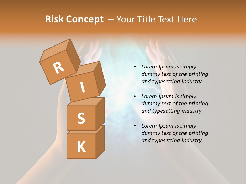 Background Hold Give PowerPoint Template