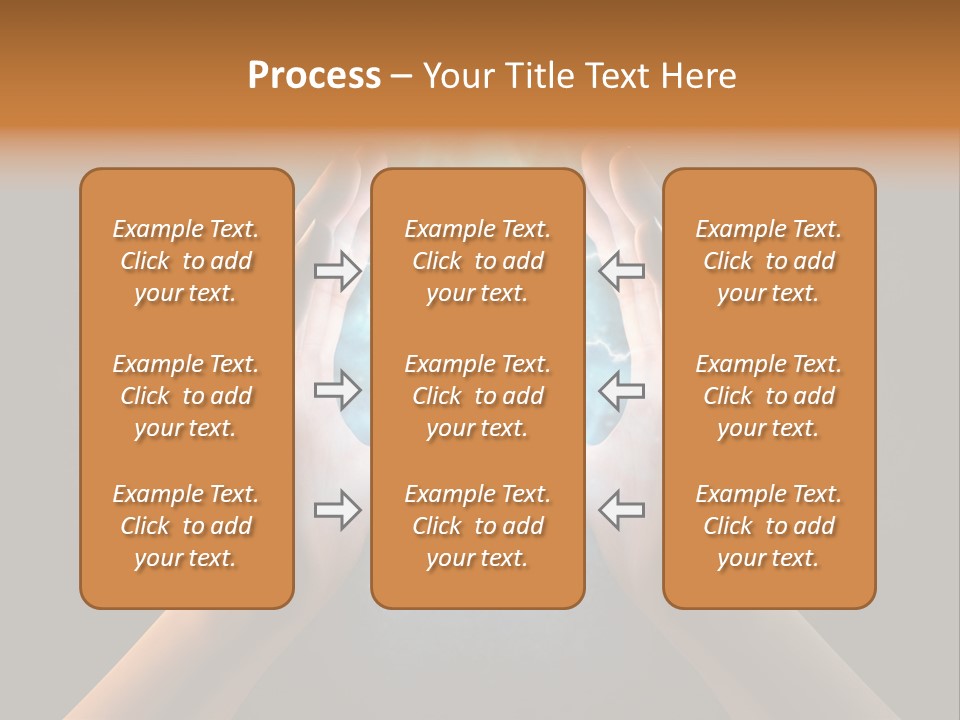 Background Hold Give PowerPoint Template