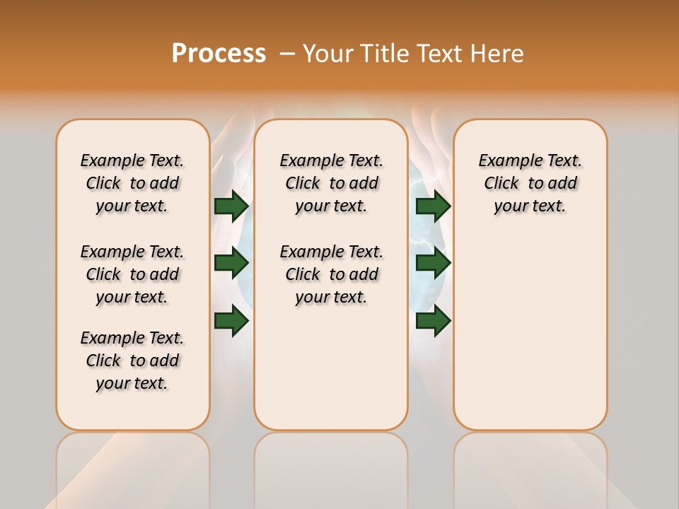Background Hold Give PowerPoint Template