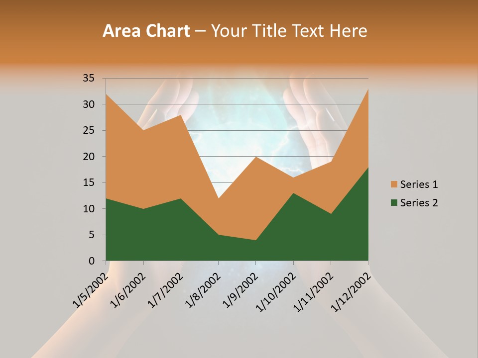 Background Hold Give PowerPoint Template