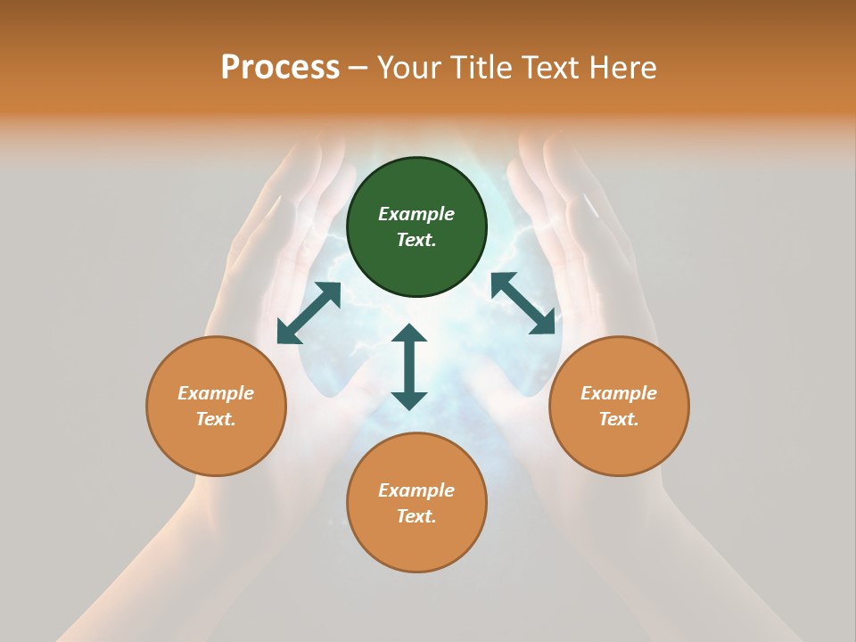 Background Hold Give PowerPoint Template