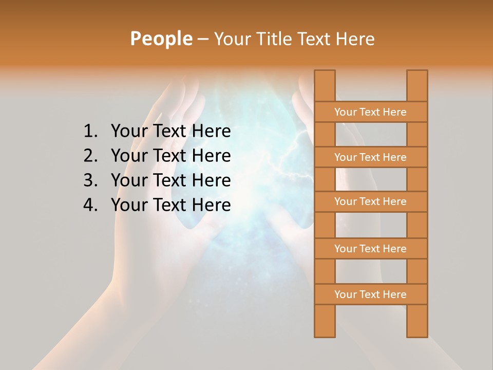 Background Hold Give PowerPoint Template
