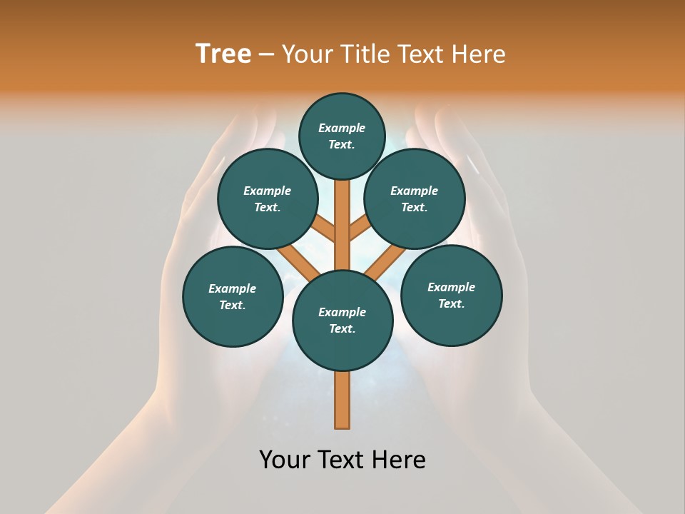 Background Hold Give PowerPoint Template