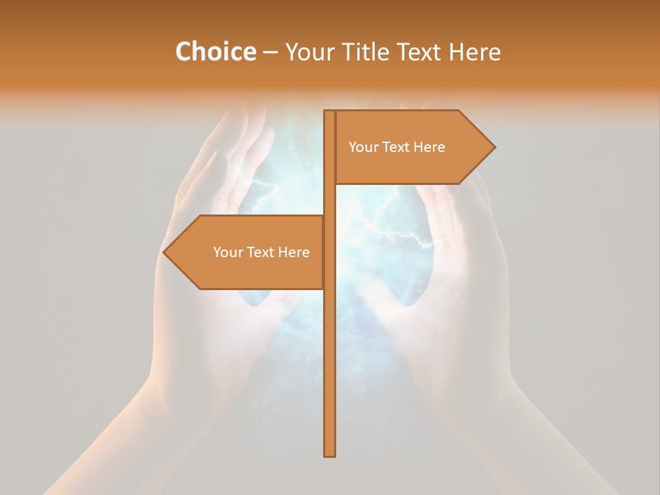 Background Hold Give PowerPoint Template