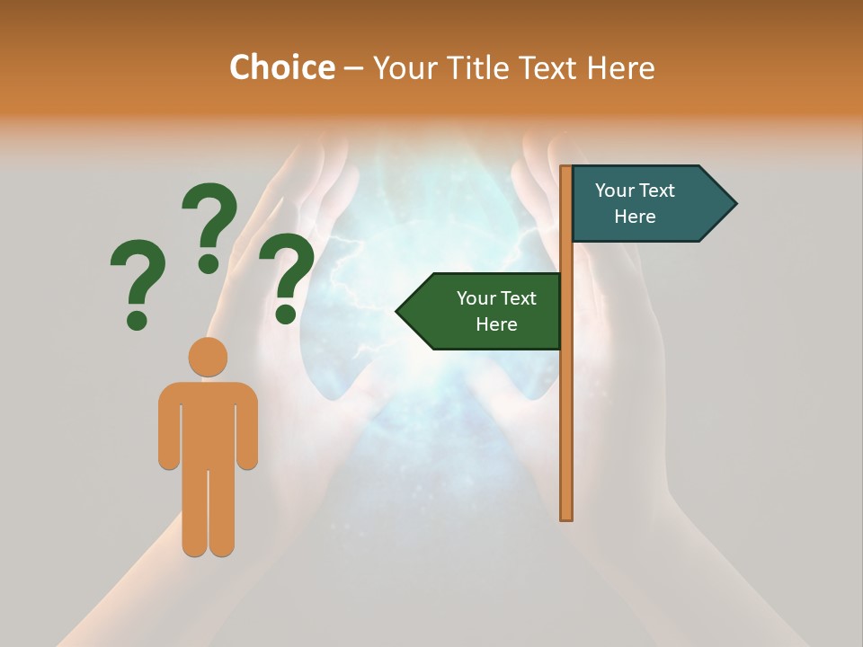 Background Hold Give PowerPoint Template
