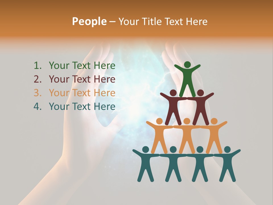 Background Hold Give PowerPoint Template
