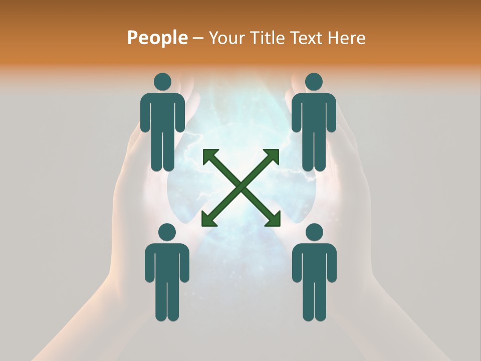 Background Hold Give PowerPoint Template