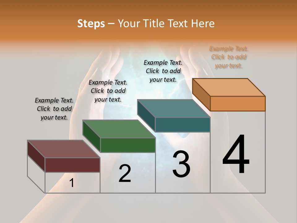 Background Hold Give PowerPoint Template