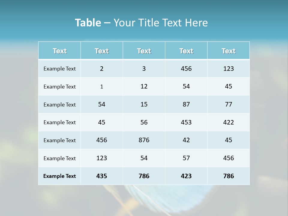 White View Side PowerPoint Template