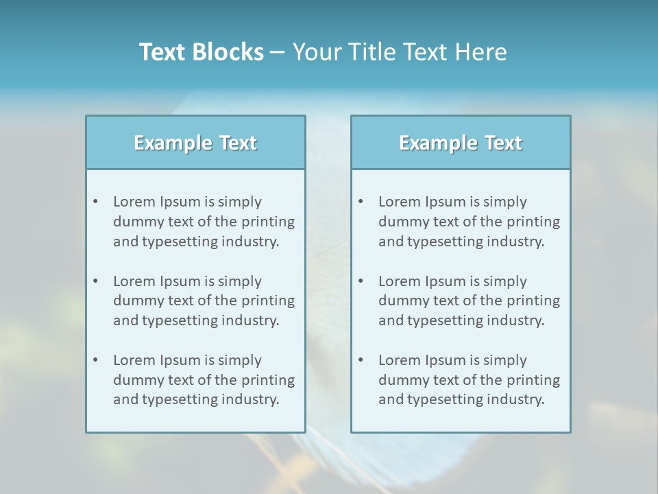 White View Side PowerPoint Template