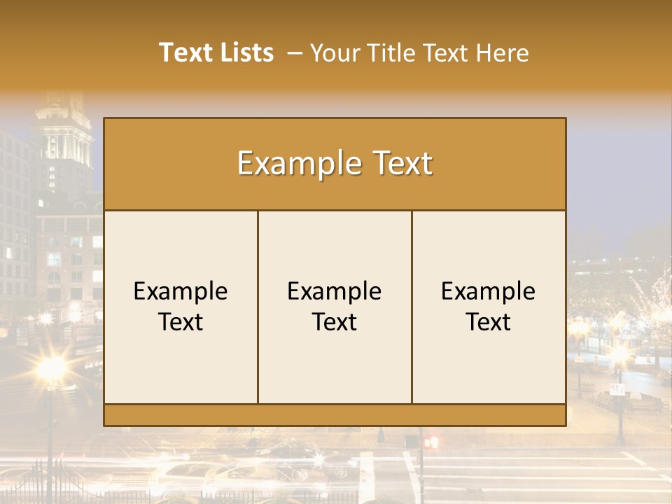 A Large Building With A Clock Tower In The Middle Of It PowerPoint Template
