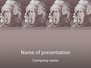 German Postage Usa PowerPoint Template