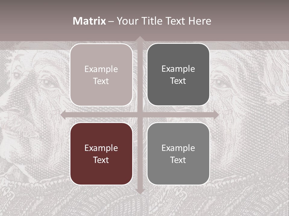 German Postage Usa PowerPoint Template