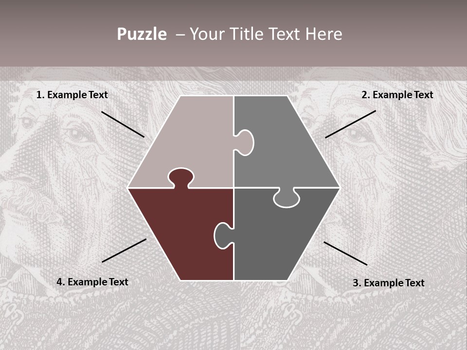 German Postage Usa PowerPoint Template