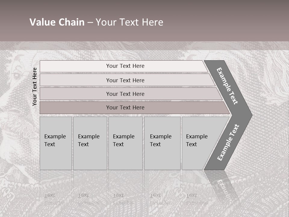 German Postage Usa PowerPoint Template