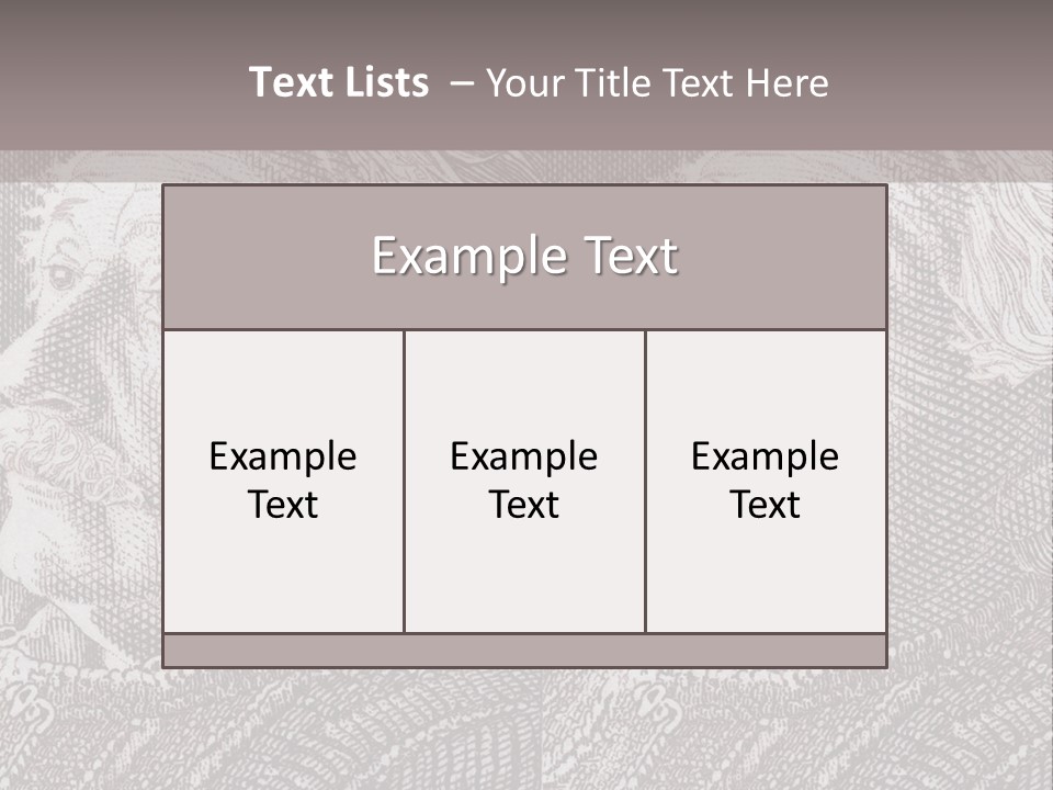German Postage Usa PowerPoint Template