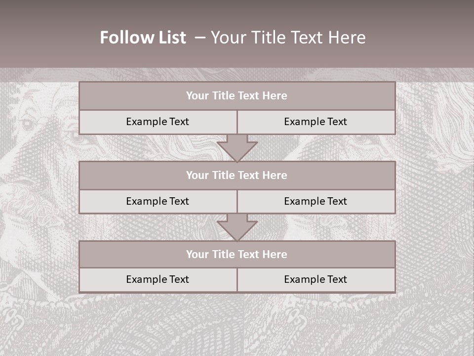 German Postage Usa PowerPoint Template