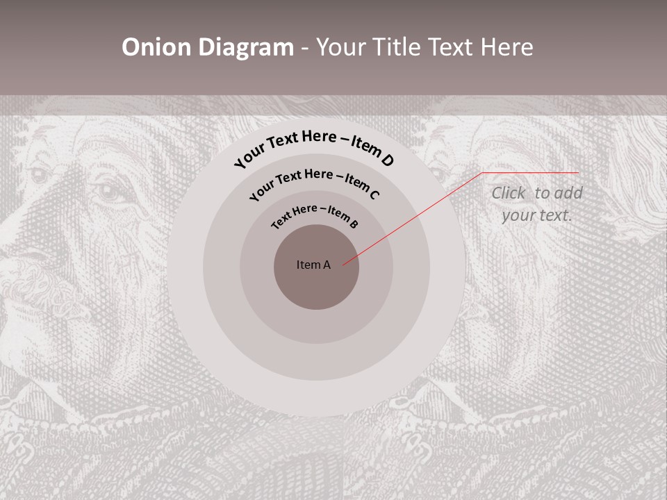 German Postage Usa PowerPoint Template