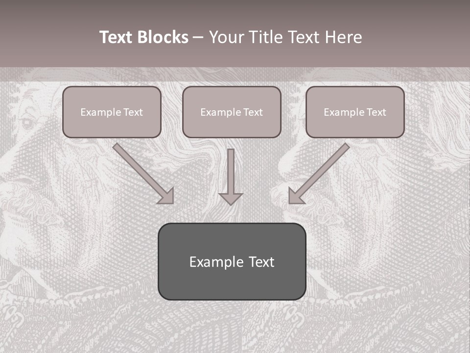 German Postage Usa PowerPoint Template