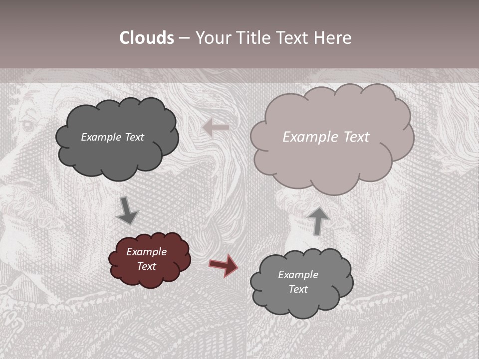 German Postage Usa PowerPoint Template