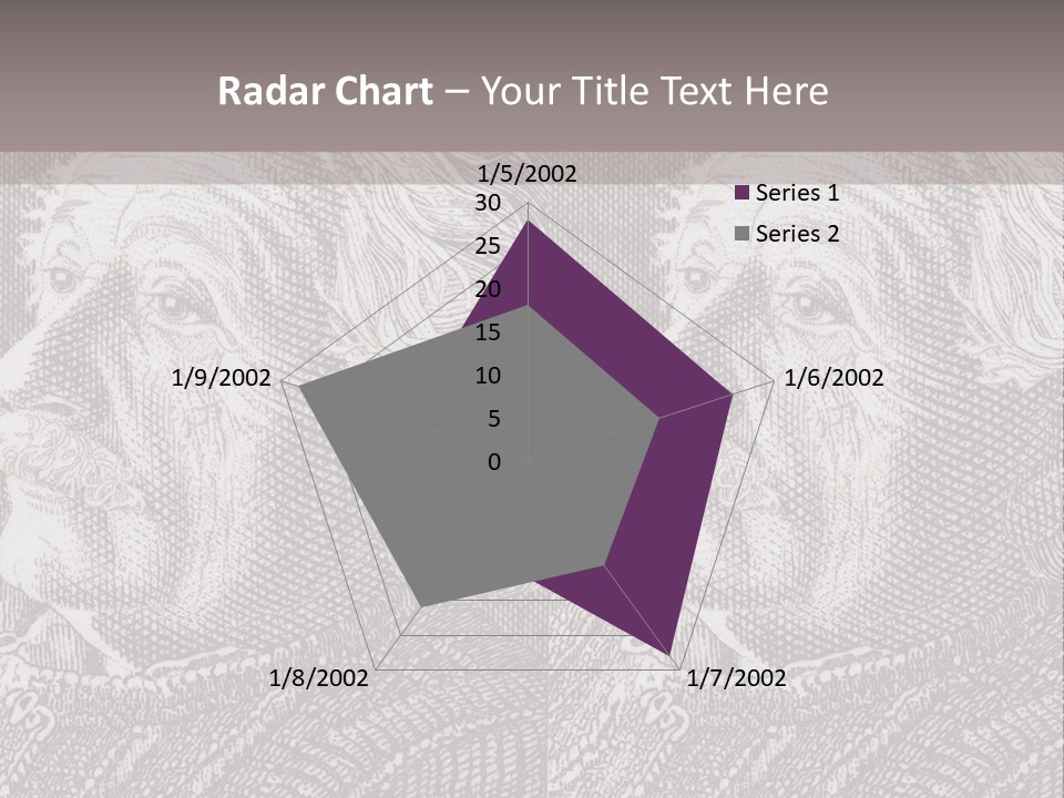 German Postage Usa PowerPoint Template