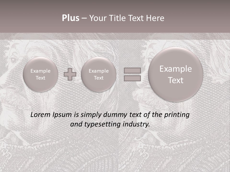 German Postage Usa PowerPoint Template
