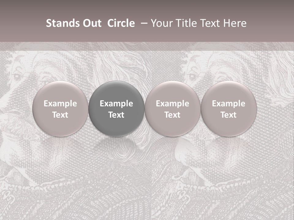 German Postage Usa PowerPoint Template