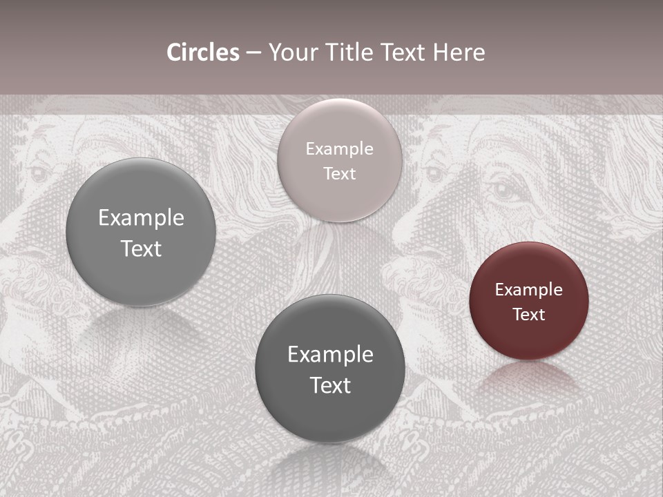 German Postage Usa PowerPoint Template