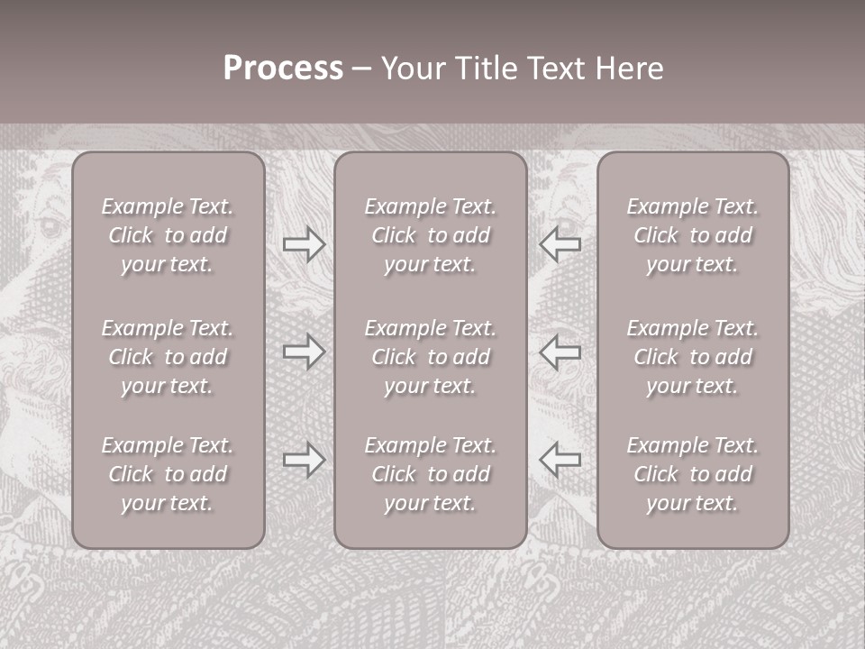 German Postage Usa PowerPoint Template