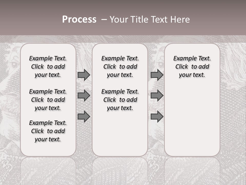 German Postage Usa PowerPoint Template