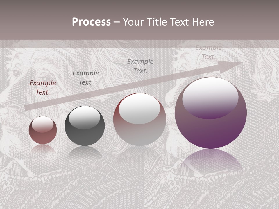 German Postage Usa PowerPoint Template