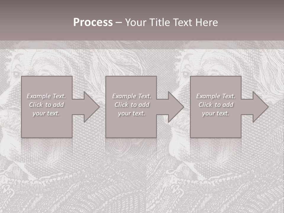 German Postage Usa PowerPoint Template