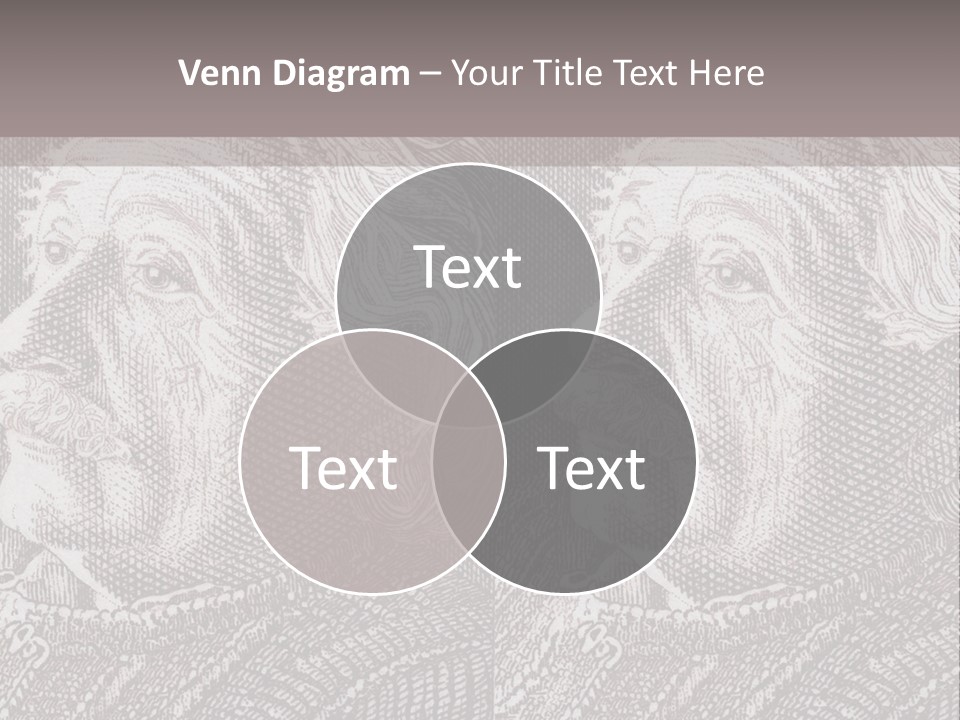 German Postage Usa PowerPoint Template