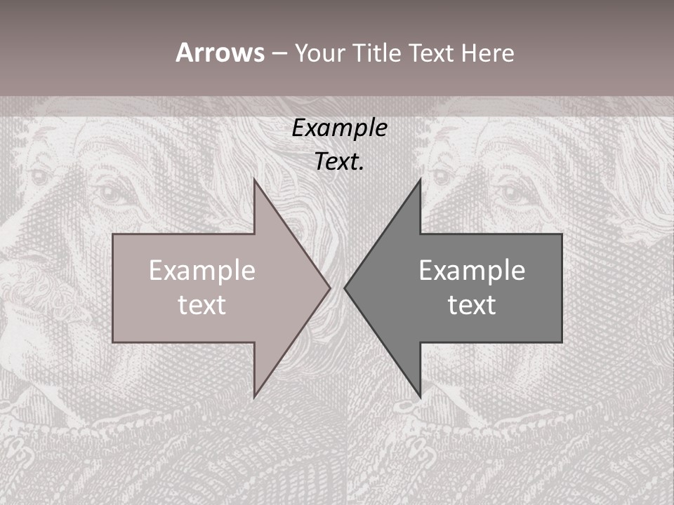 German Postage Usa PowerPoint Template