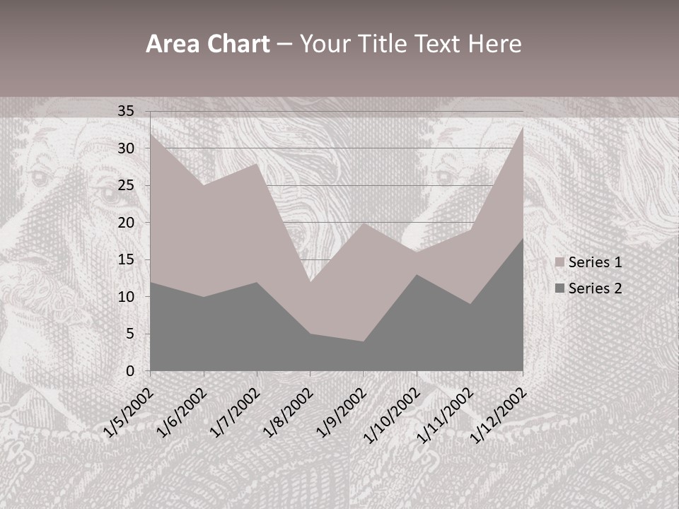 German Postage Usa PowerPoint Template
