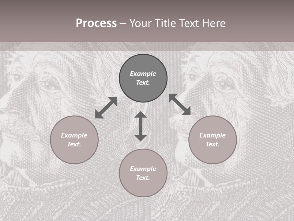 German Postage Usa PowerPoint Template
