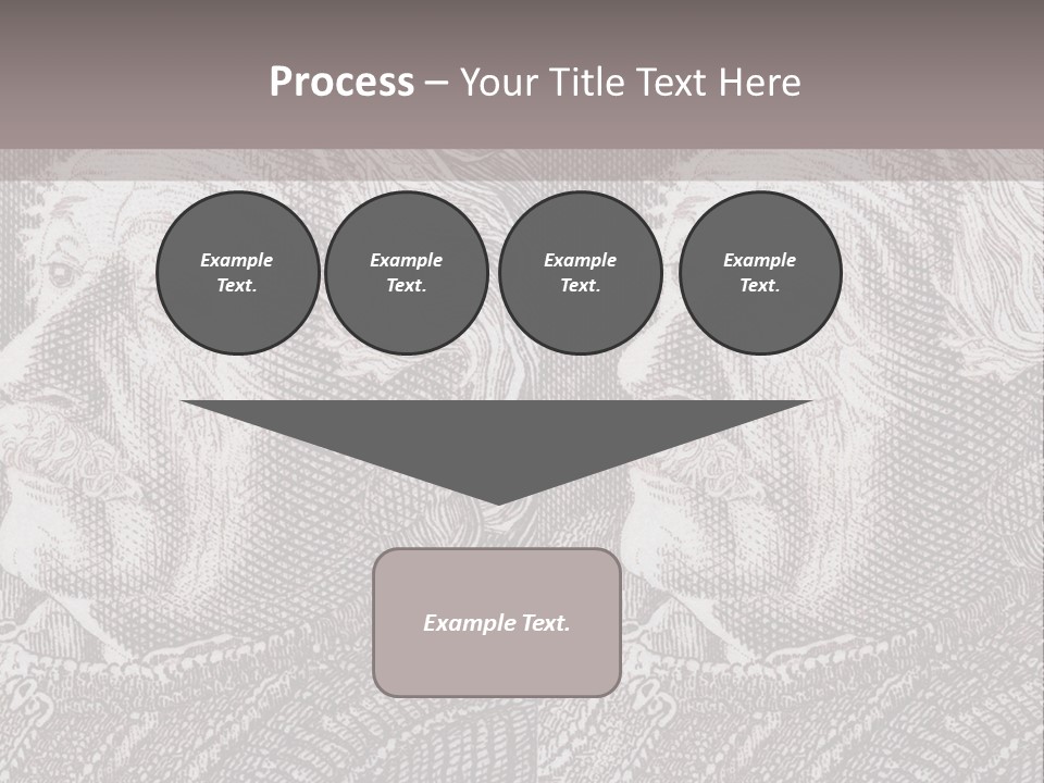 German Postage Usa PowerPoint Template
