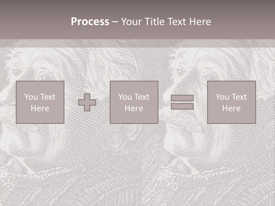 German Postage Usa PowerPoint Template