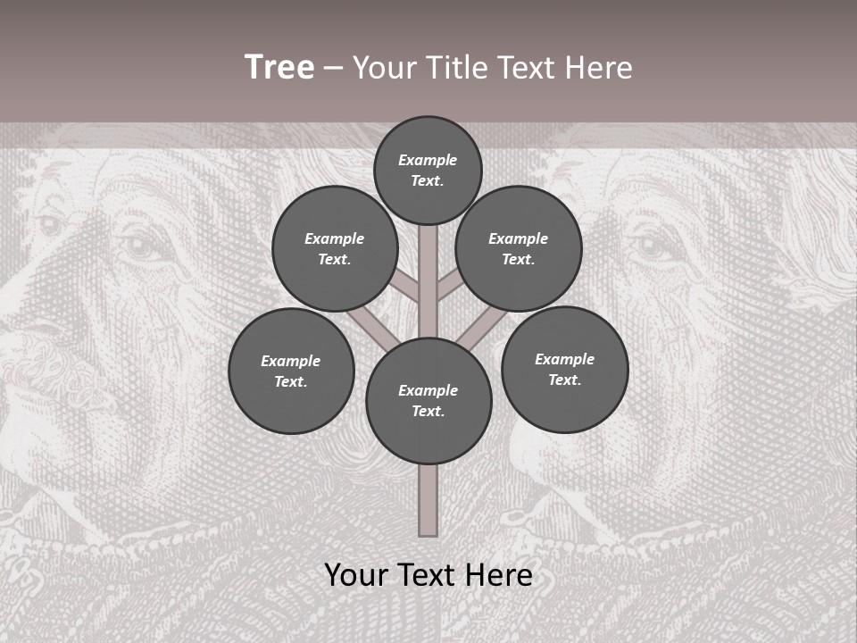 German Postage Usa PowerPoint Template