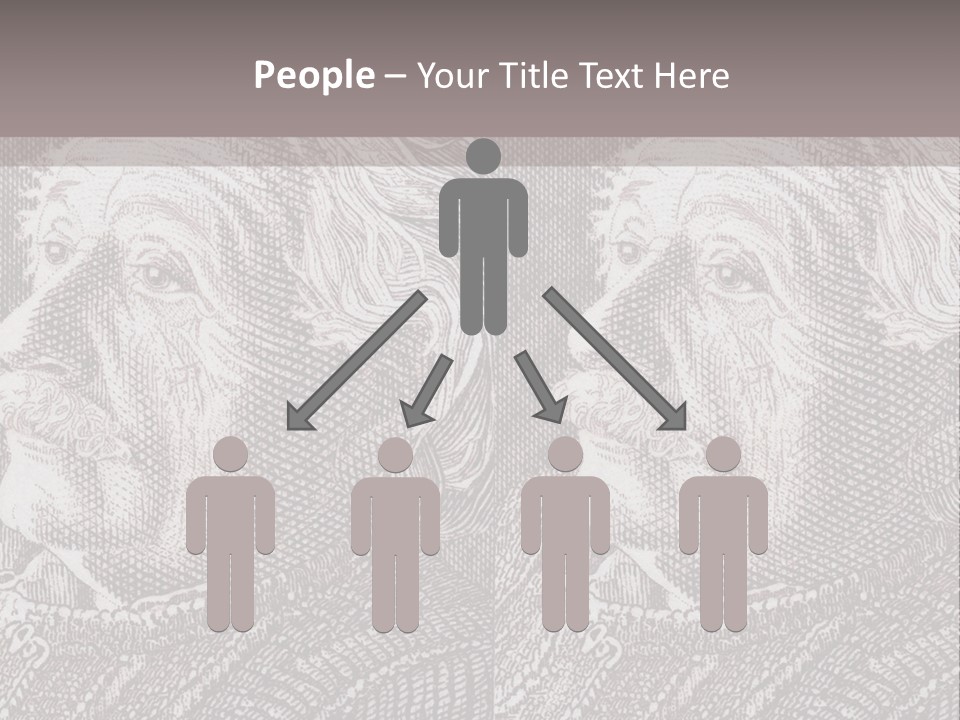 German Postage Usa PowerPoint Template