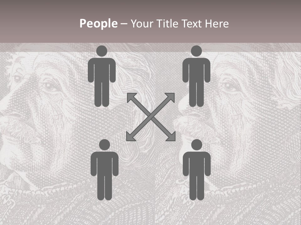 German Postage Usa PowerPoint Template